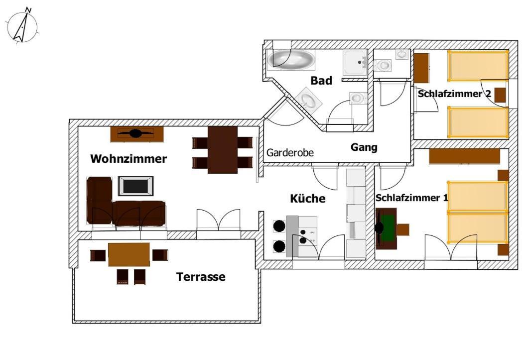 Fewo Juergen Und Conny Babenhausen  Exterior foto